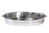 Travessa oval grande com pyrex