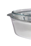 Travessa oval grande com pyrex