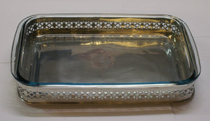 Travessa rectangular com gradinha e pyrex - DeCampos